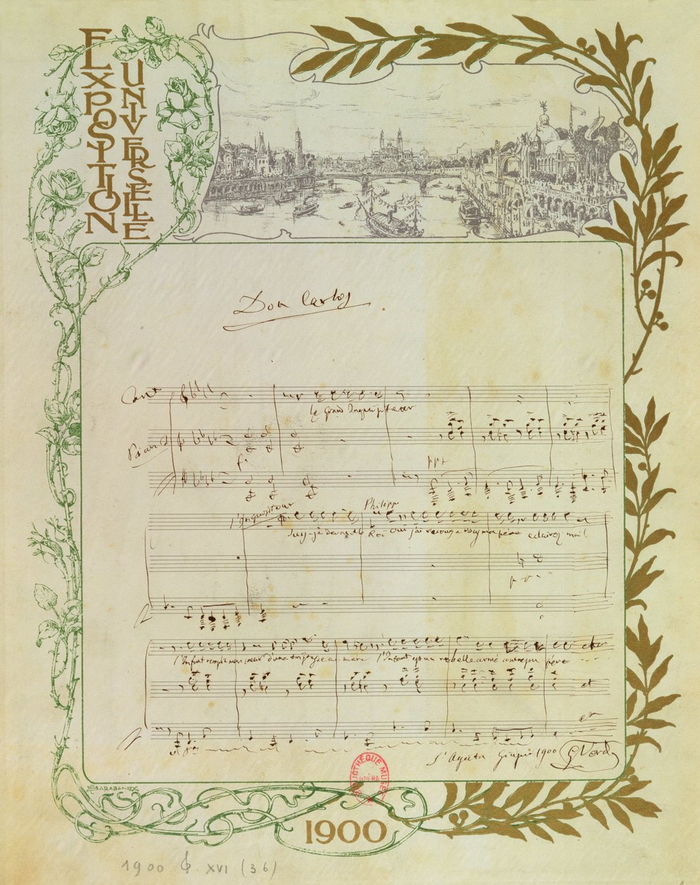 Score of the Opera, 