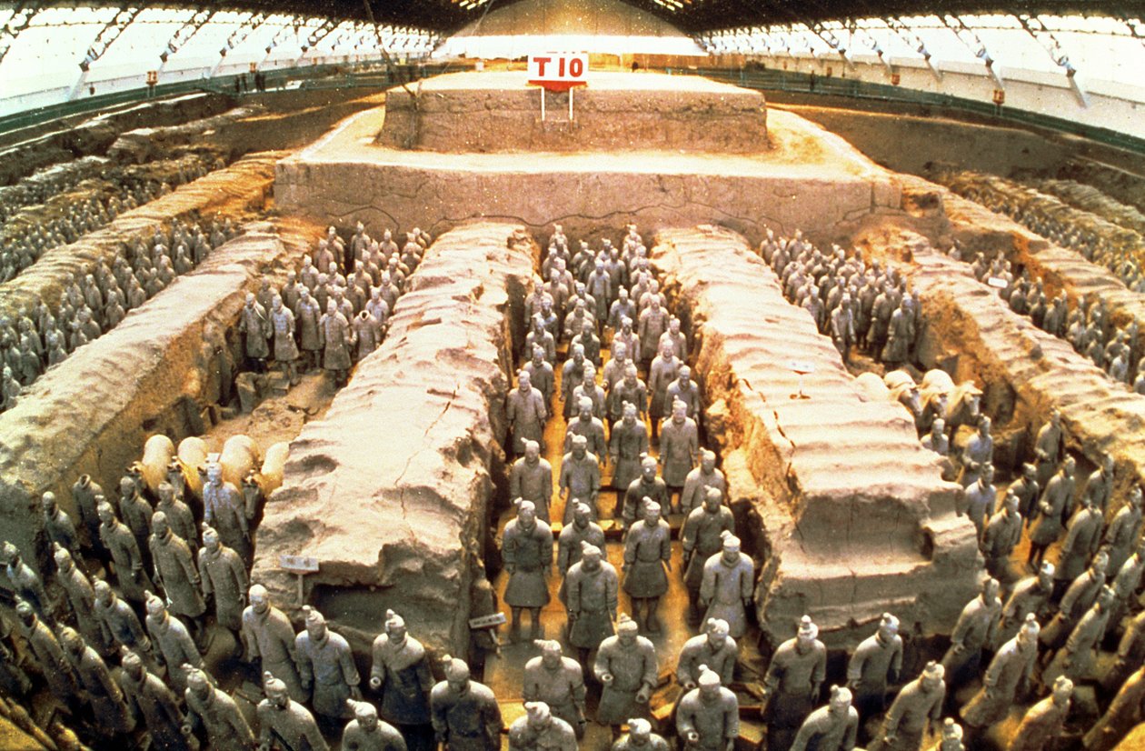 Terracotta Army, Qin Dynasty, 210 BC (detail) by Unbekannt Unbekannt