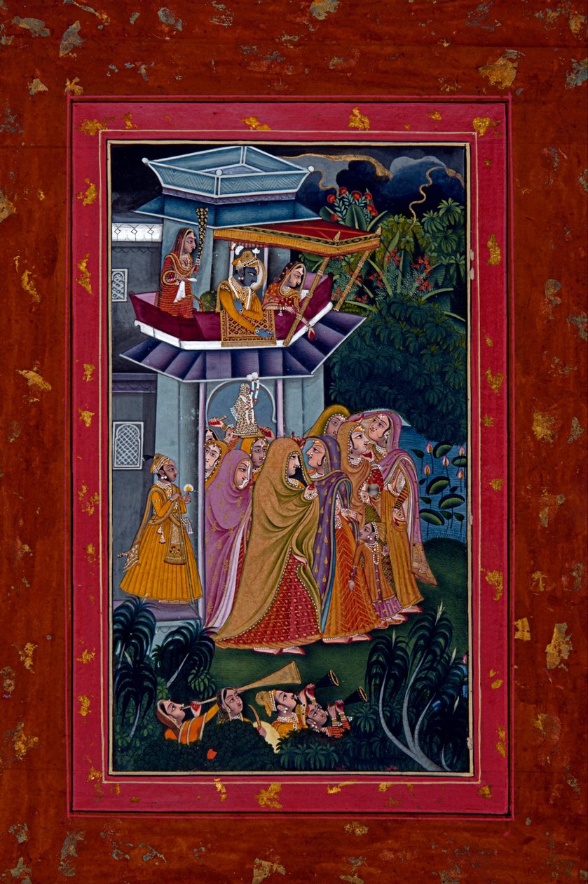 The Festival of Gangaur by Unbekannt Unbekannt
