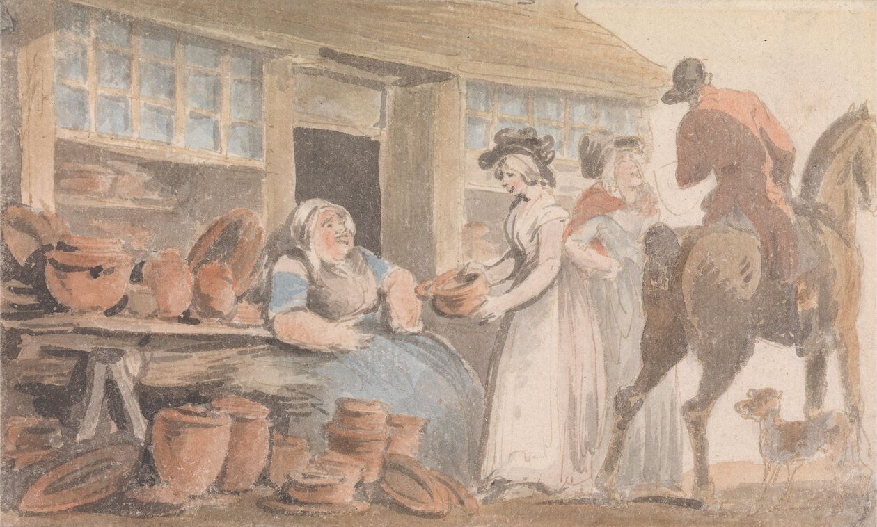The Pottery Shop by Unbekannt Unbekannt