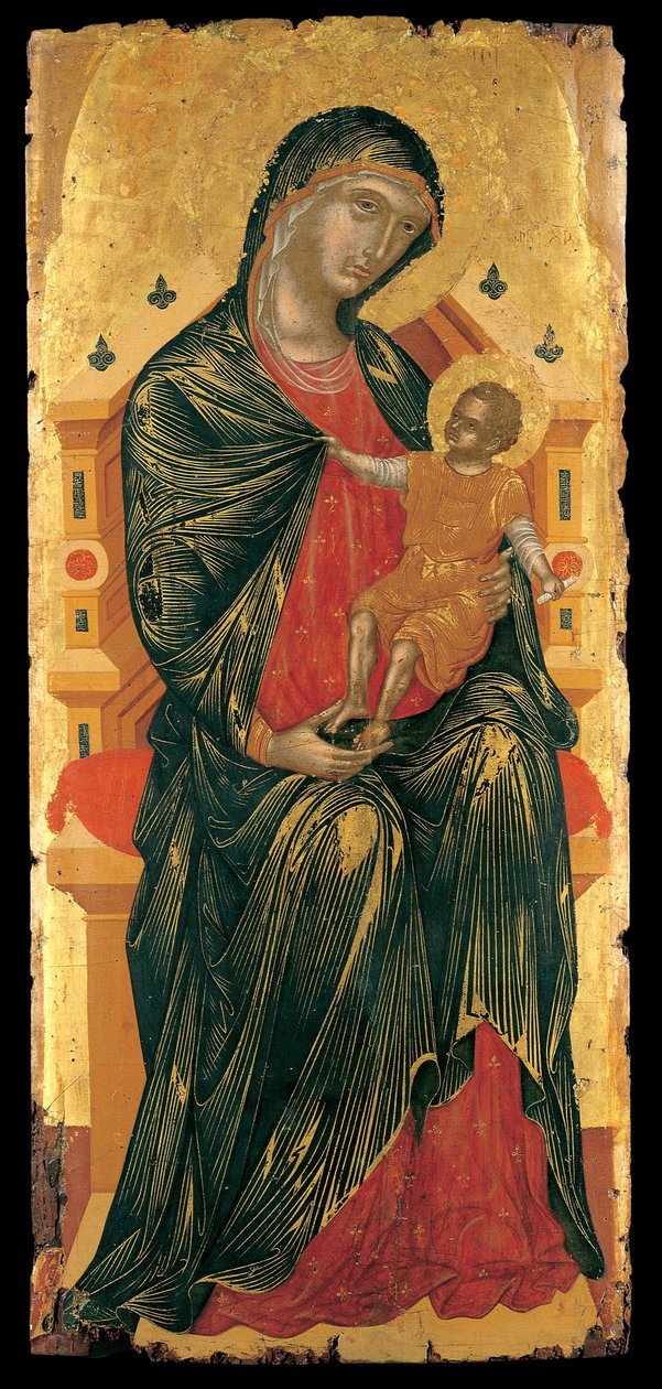 The Virgin and Child by Unbekannt Unbekannt