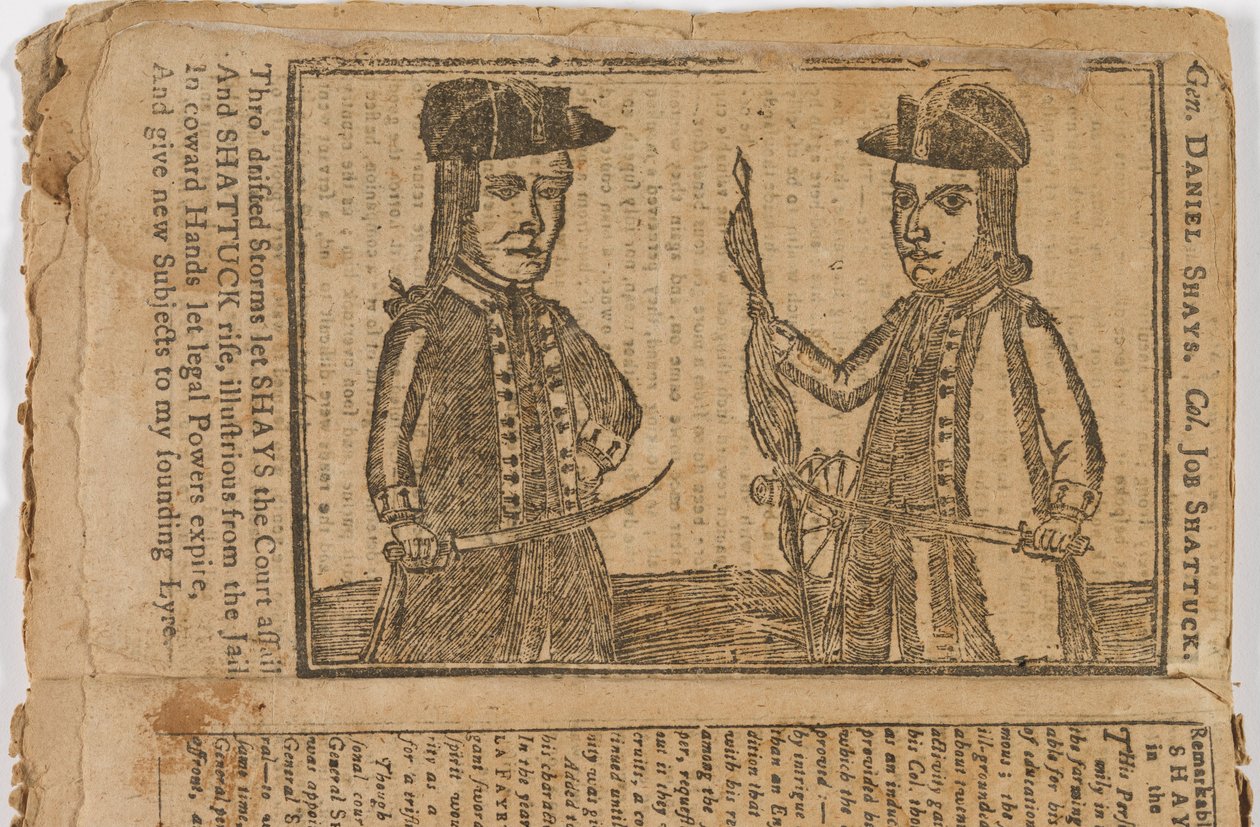 Daniel Shays and Job Shattuck by Unbekannt Unbekannt
