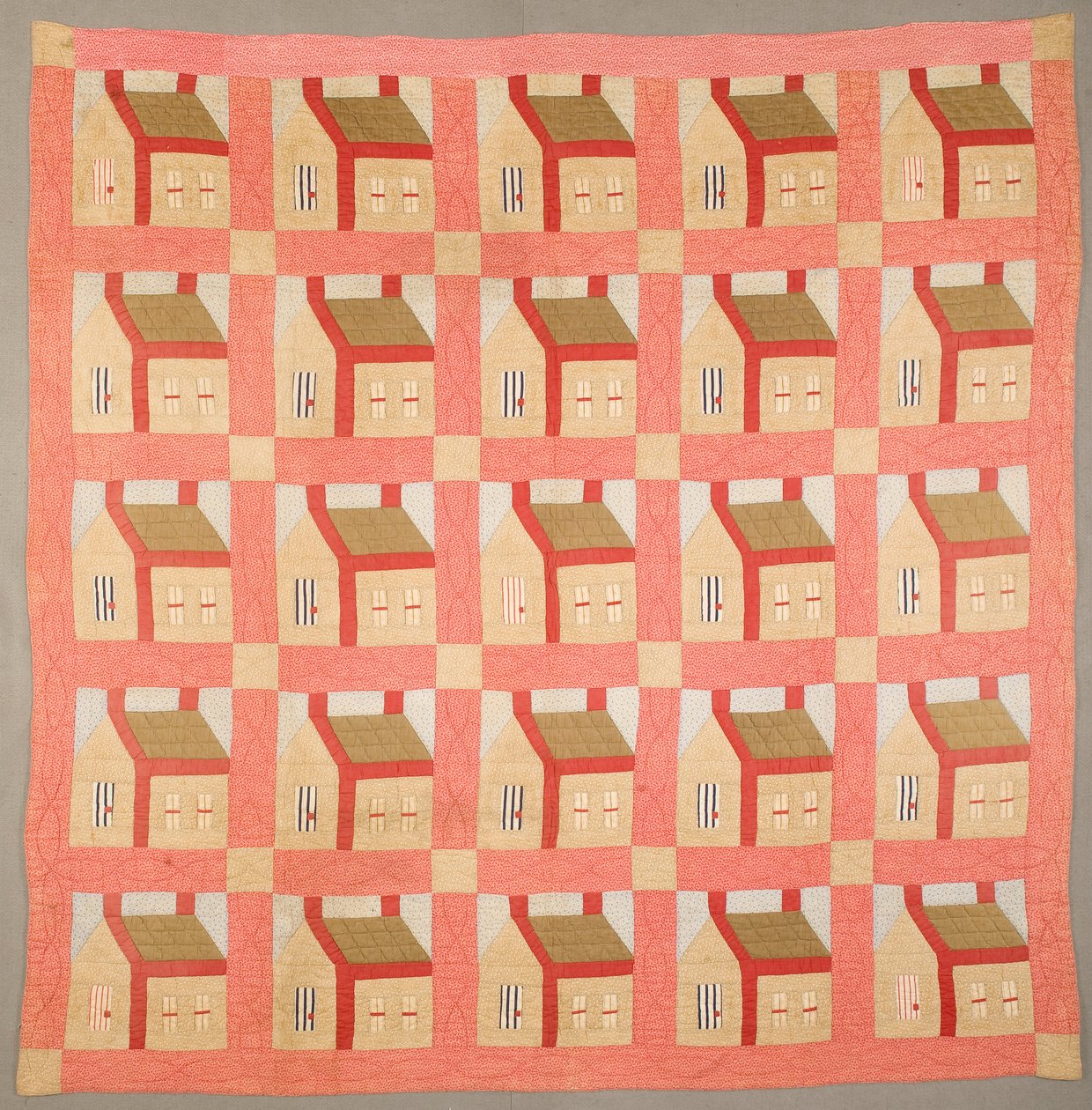 School House Quilt by Unbekannt Unbekannt