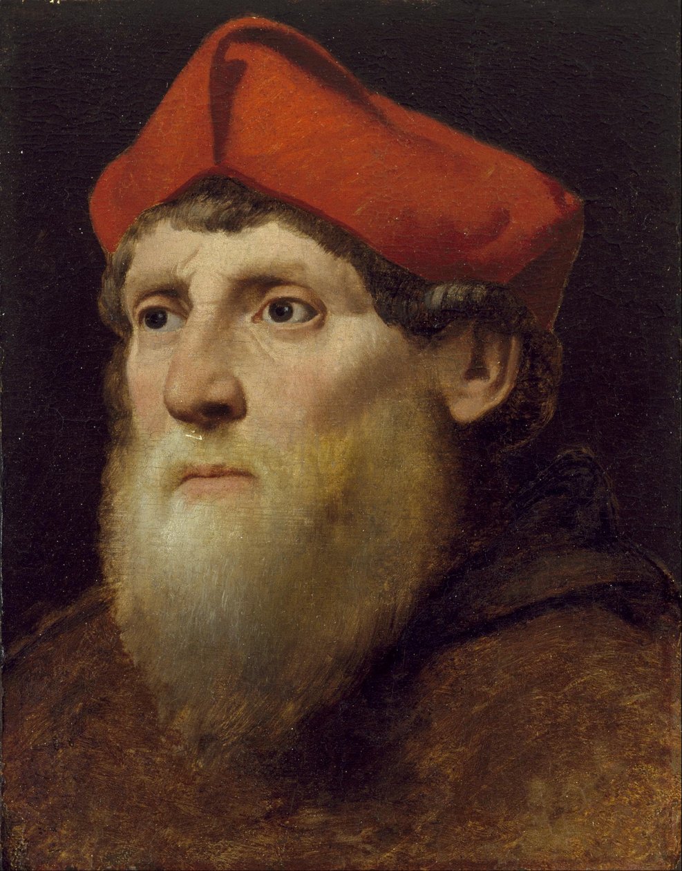 Portrait of a Bearded Prelate by Unbekannt Unbekannt