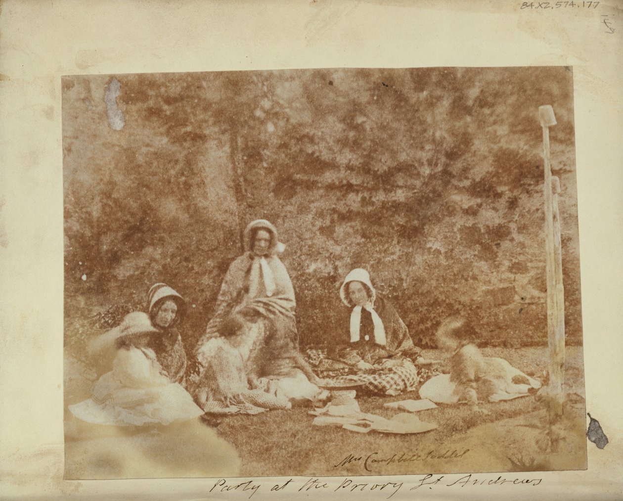 A Picnic Group by Unbekannt Unbekannt