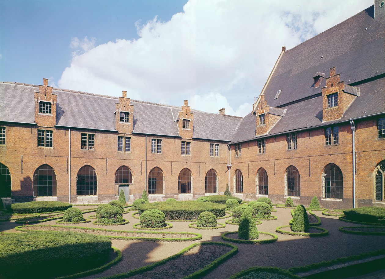 View of the Cloisters and Courtyard by Unbekannt Unbekannt