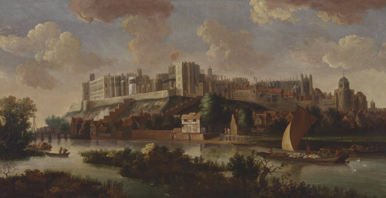 Windsor Castle Seen from the Thames by Unbekannt Unbekannt