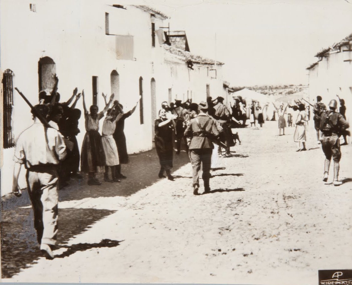 Women Pleading with Rebels for Lives of Prisoners, Constantina, Seville by Unbekannt Unbekannt
