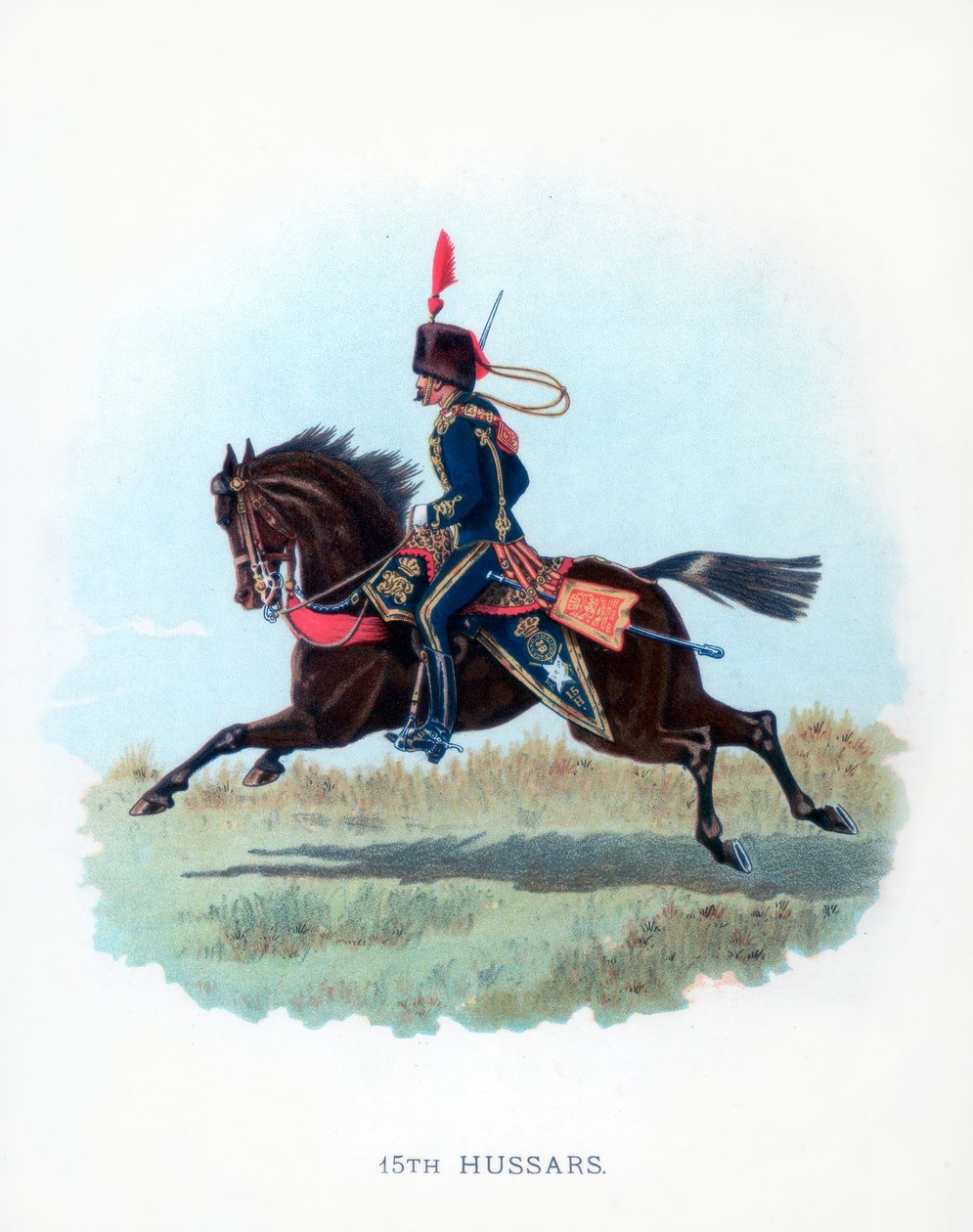 15th Hussars, 1890 by Unbekannt