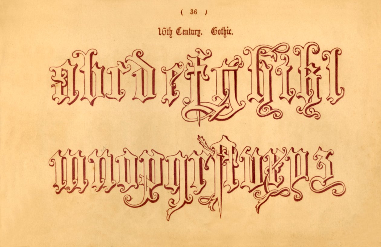 16th Century Gothic, 1862 by Unbekannt