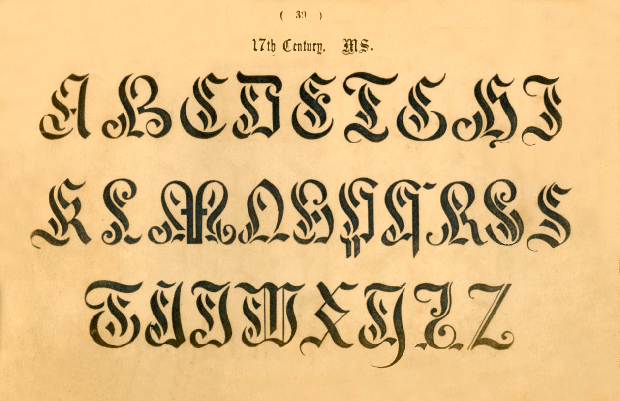 17th Century Manuscript by Unbekannt