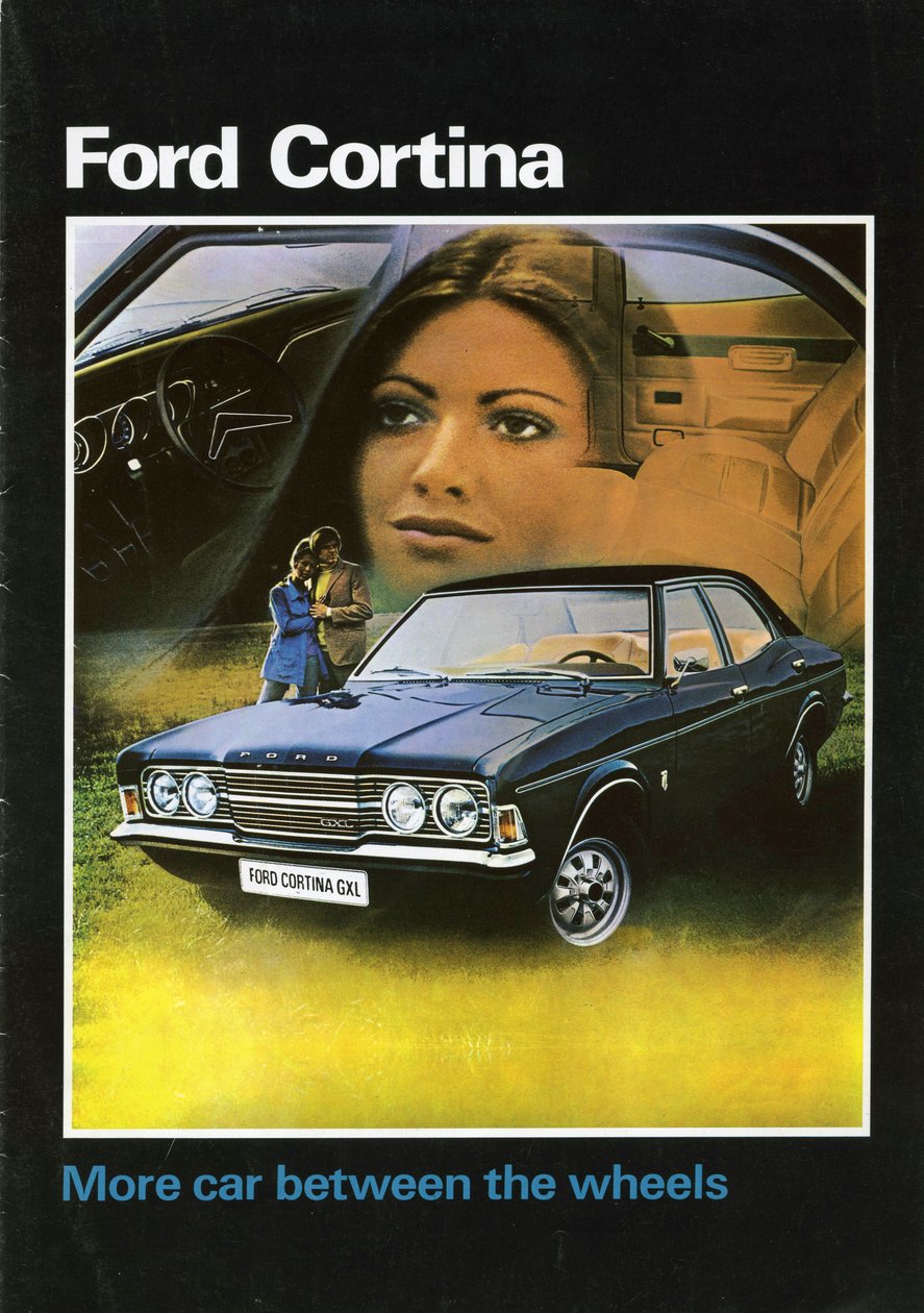 1972 Ford Cortina Mk3 sales brochure cover by Unbekannt