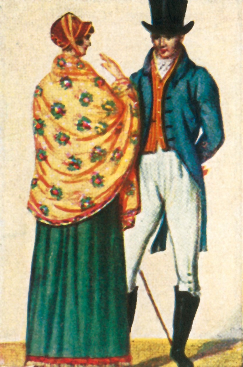 19th century fashion - Paris by Unbekannt