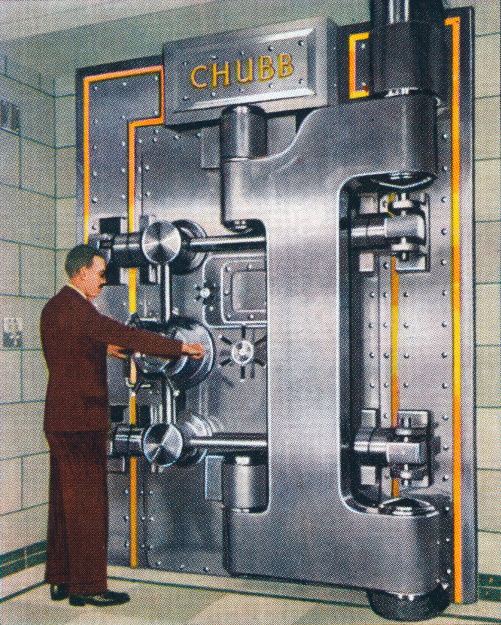 30-ton Treasury Door by Unbekannt