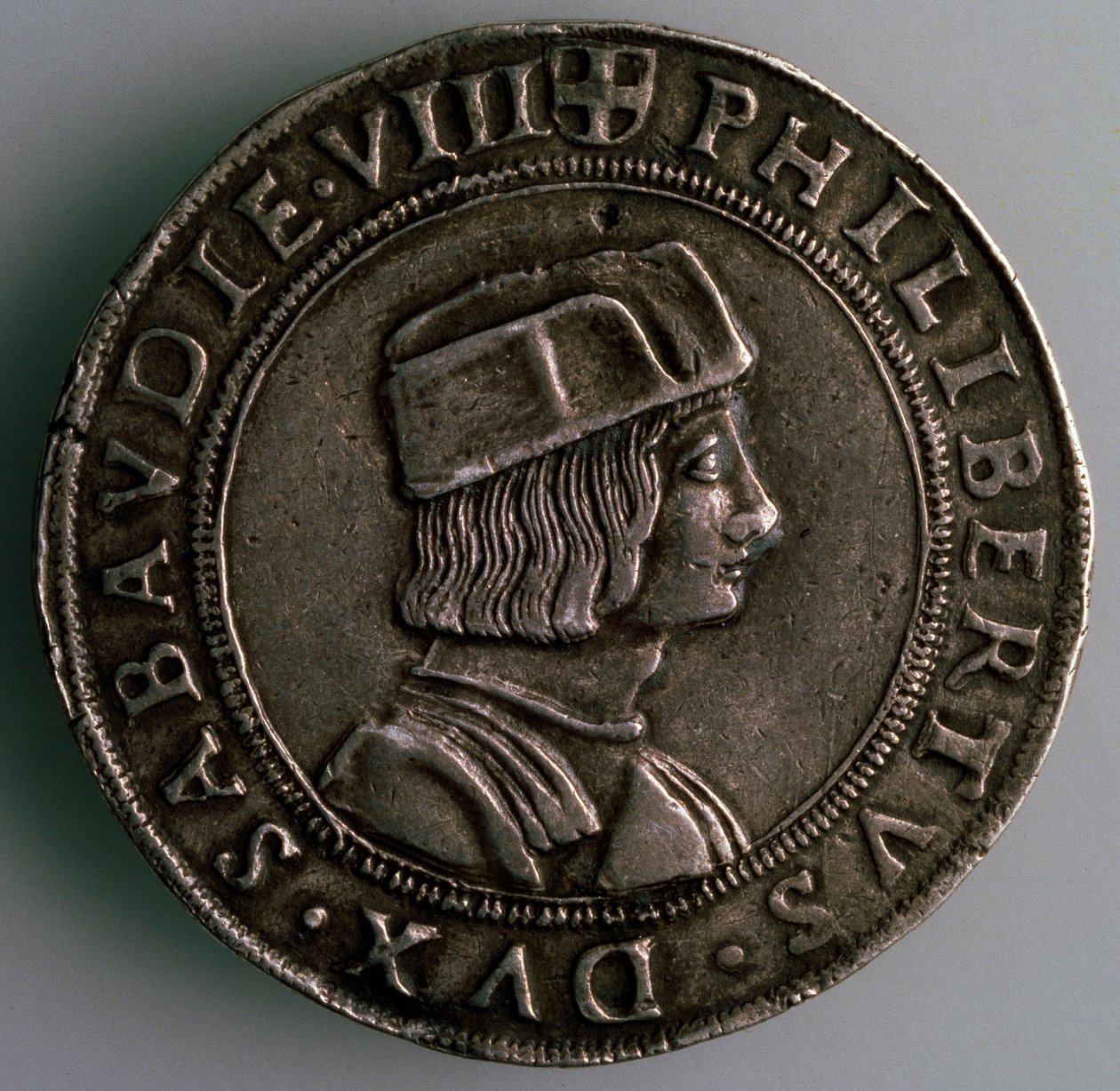 4-Testoon. Duchy Savoy, Italy, Obverse: Philibert II, Duke of Savoy by Unbekannt