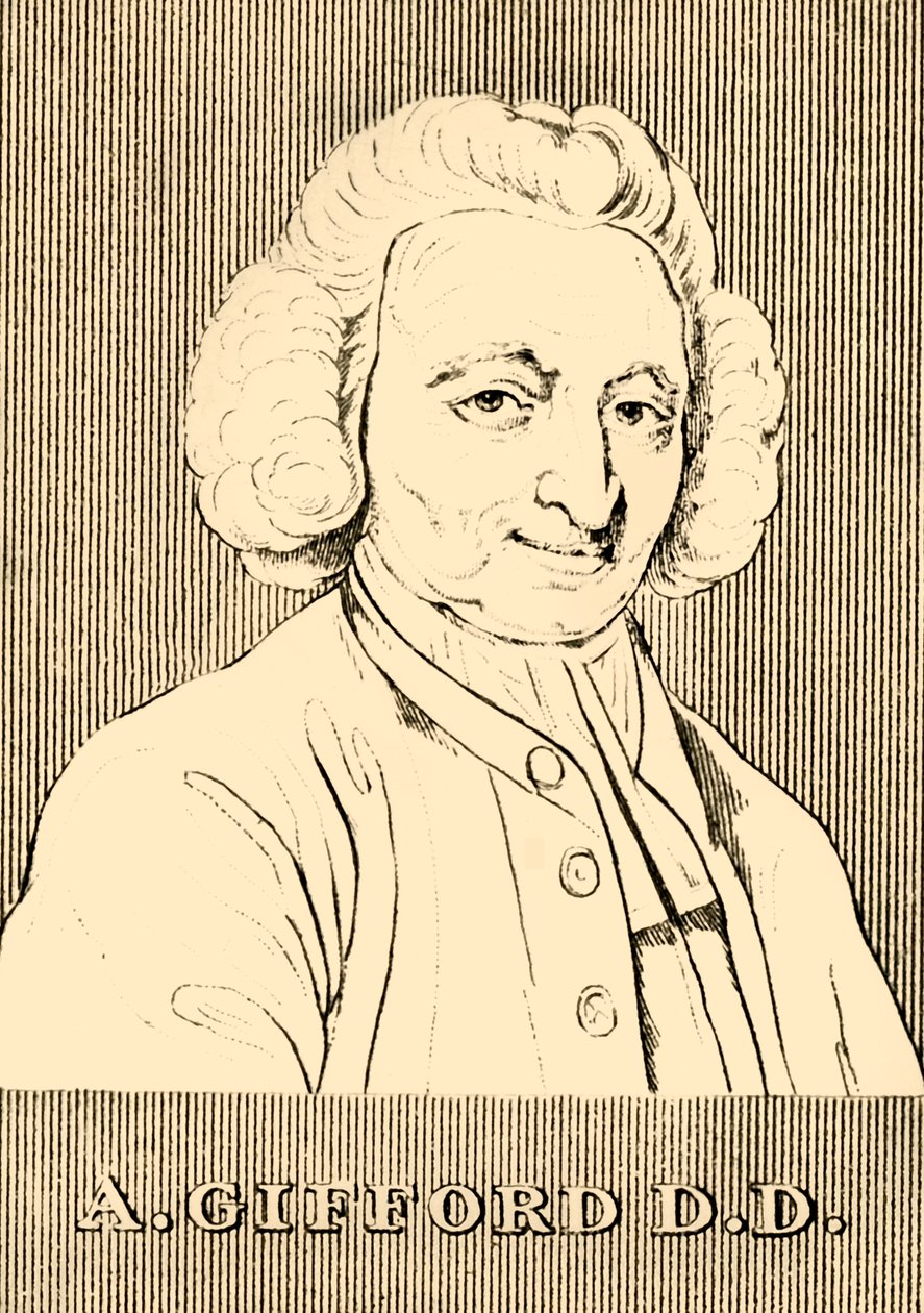 A. Gifford D.D., 1700-1784, 1830 by Unbekannt