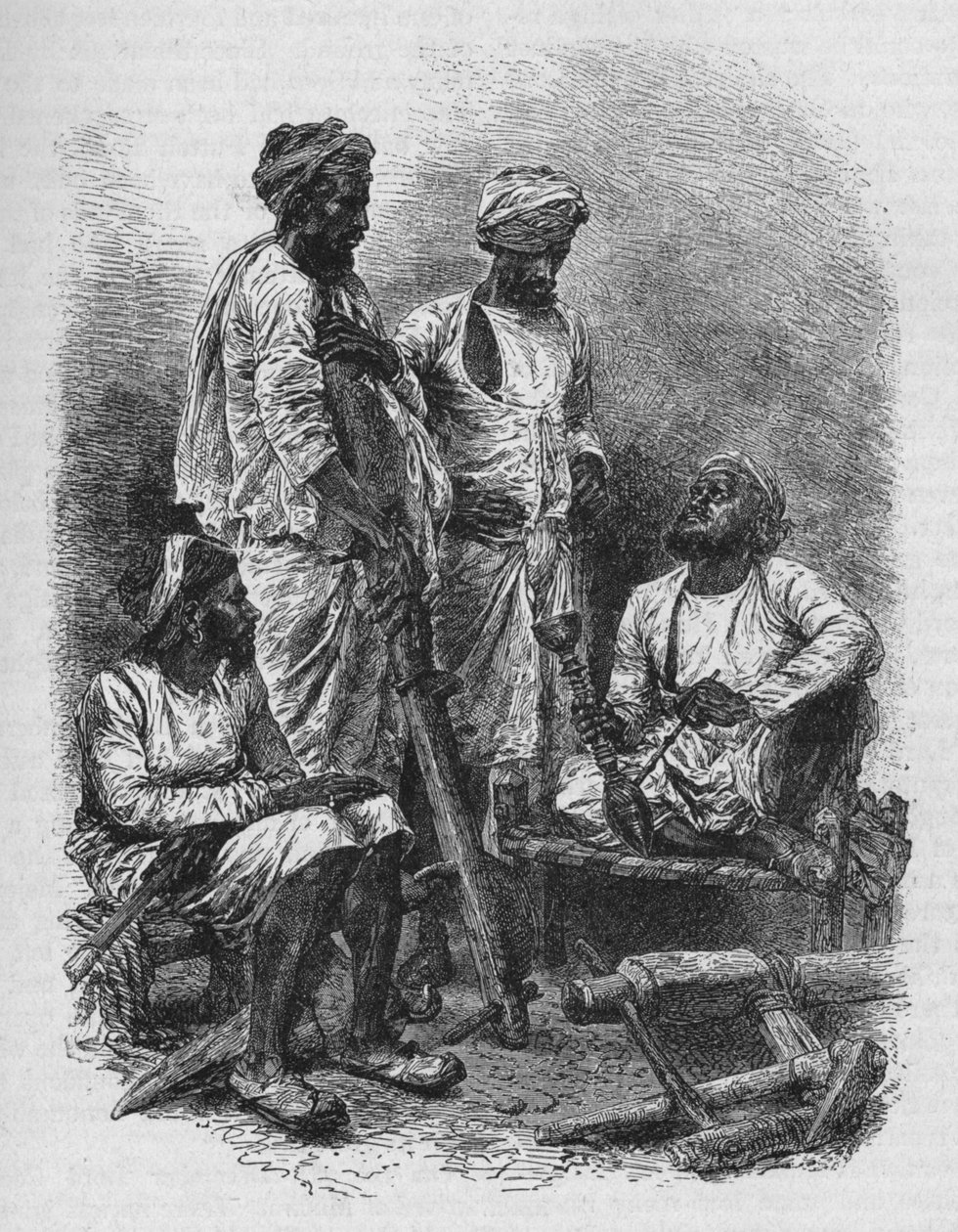 A Group of Jats, 1902 by Unbekannt