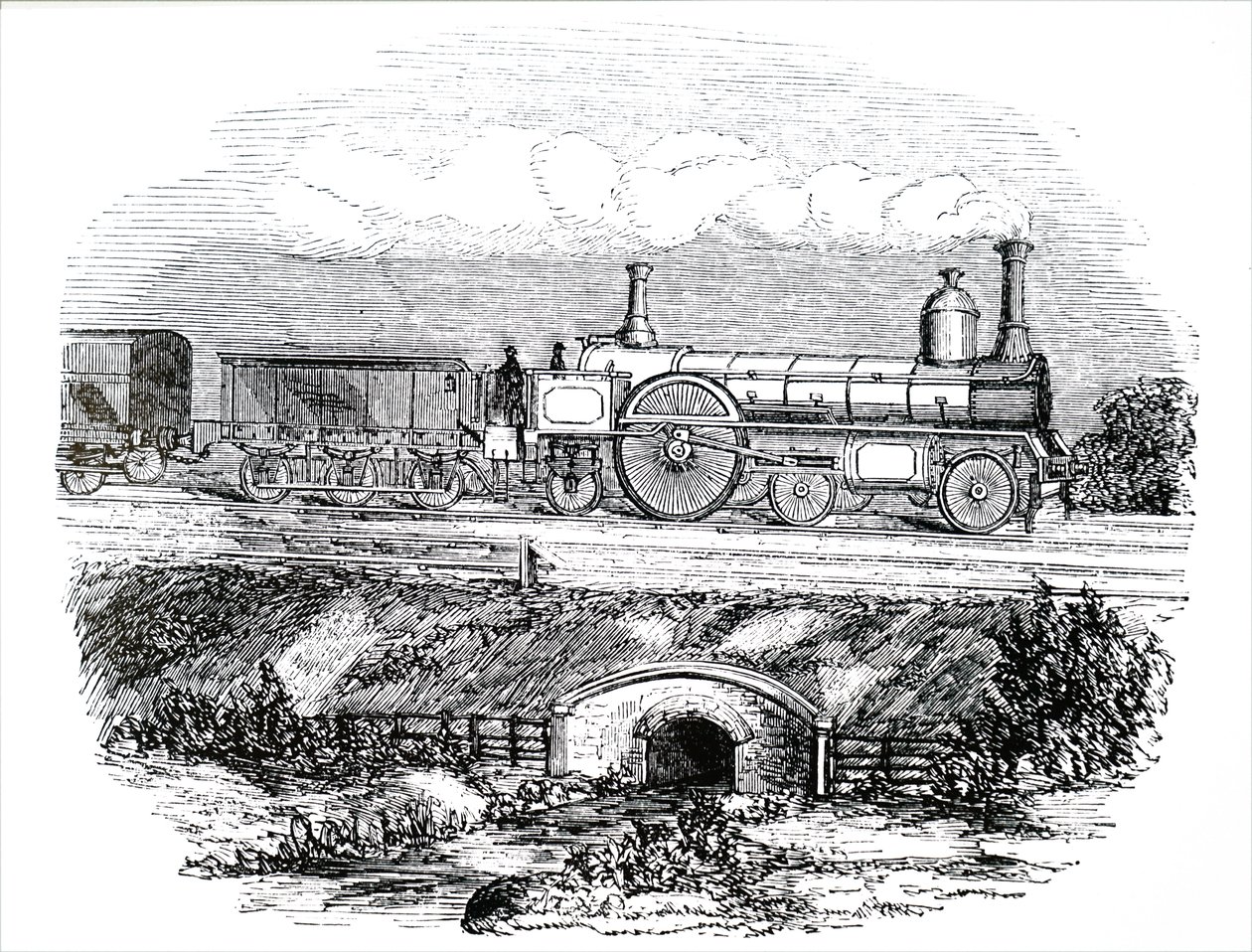 A LNWR Passenger Locomotive No 223 by Unbekannt