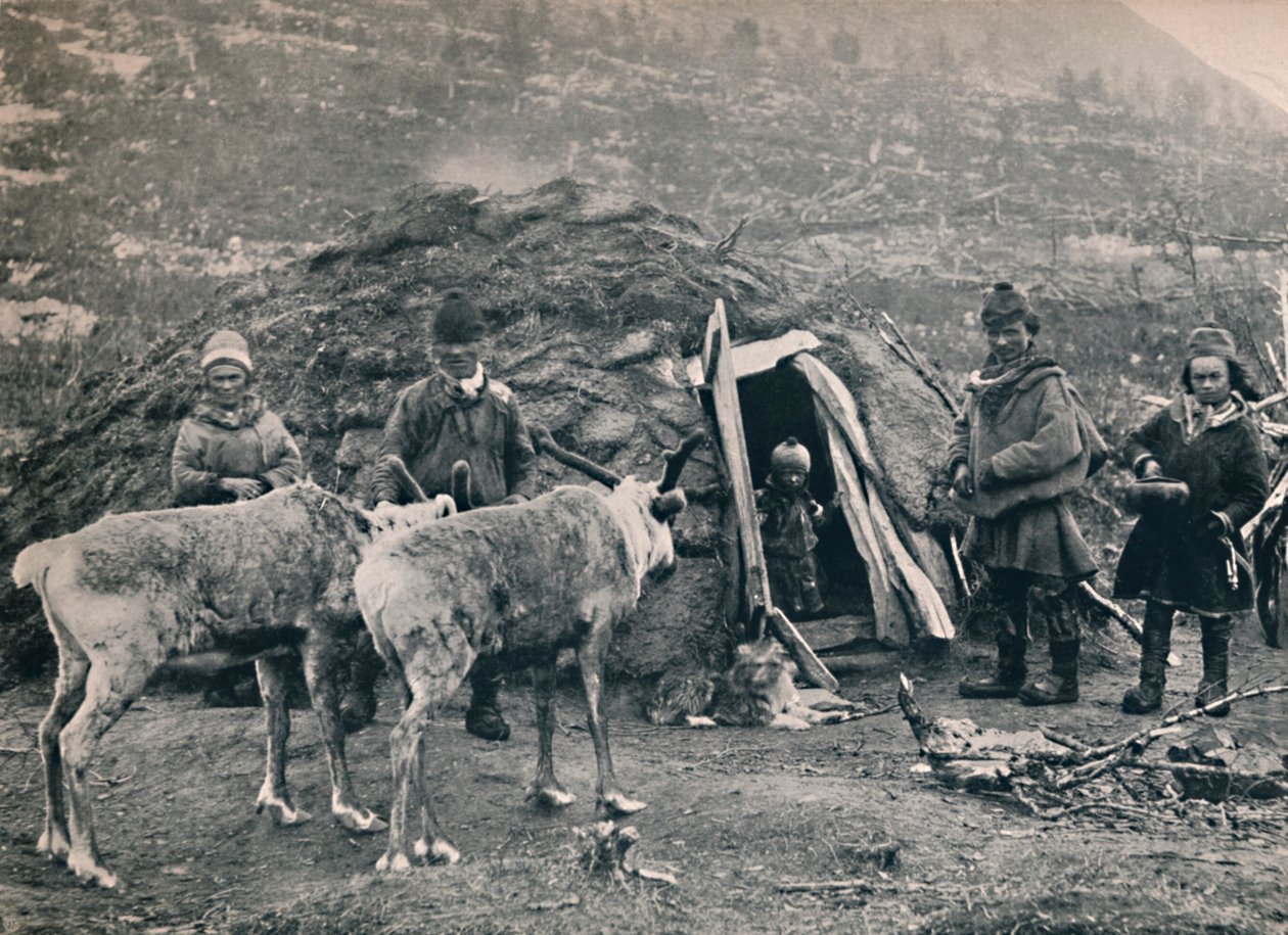 A Lapp Family, 1914 by Unbekannt