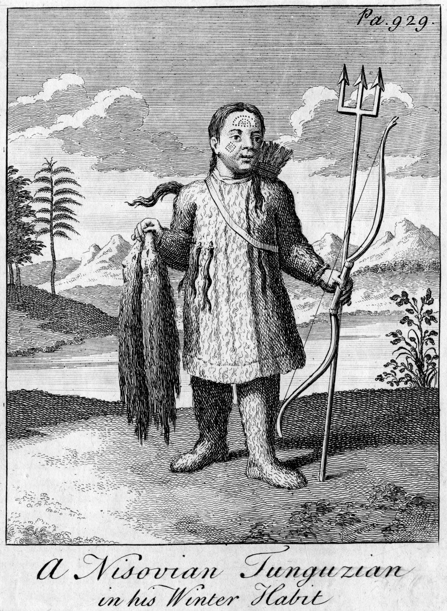 A Nisovian Tunguzian in His Winter Habit by Unbekannt