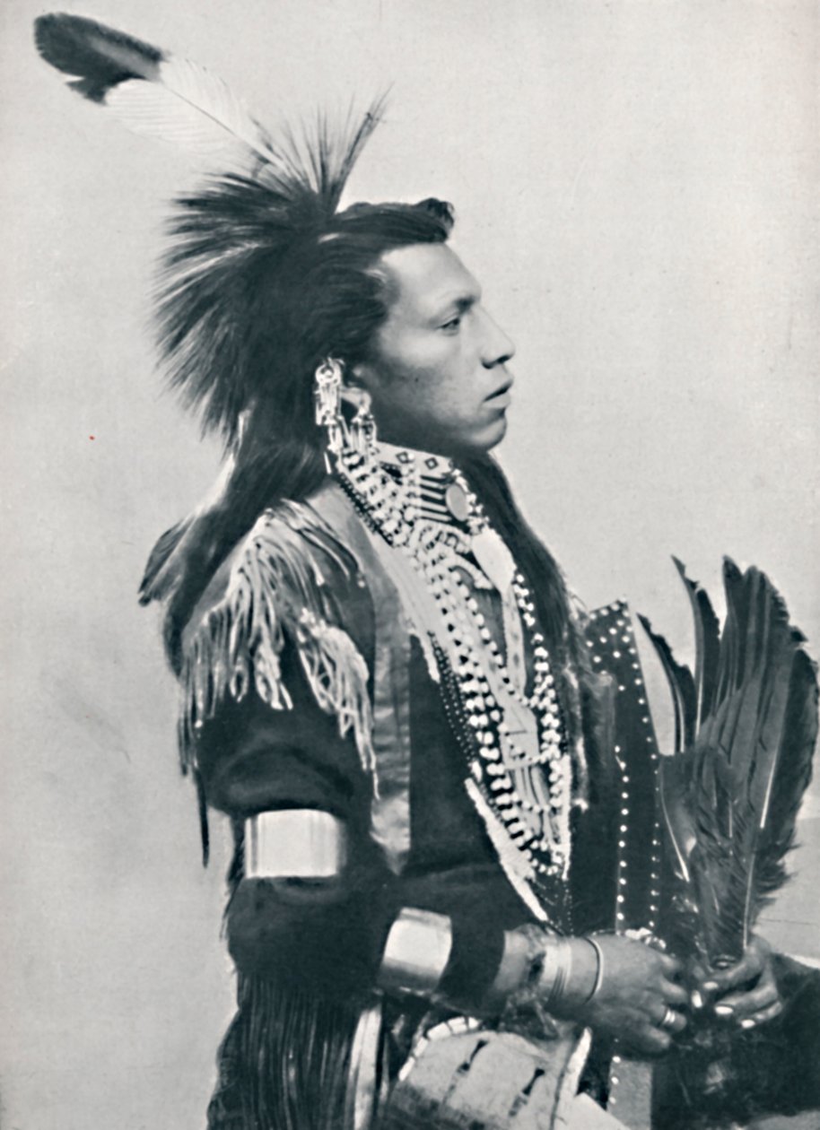 A North American Indian Chief Profile, 1912 by Unbekannt
