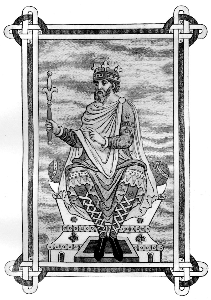 A Saxon Monarch by Unbekannt