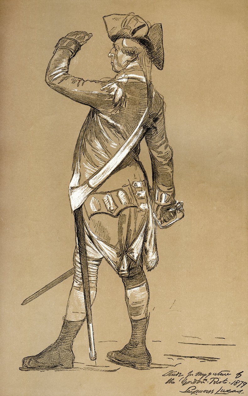 A Study for The Gordon Riots by Unbekannt