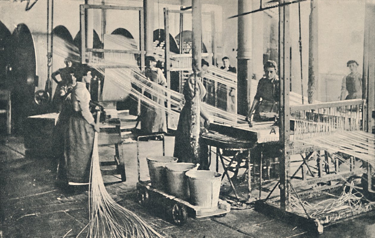 A Wax Taper-making Plant by Unbekannt