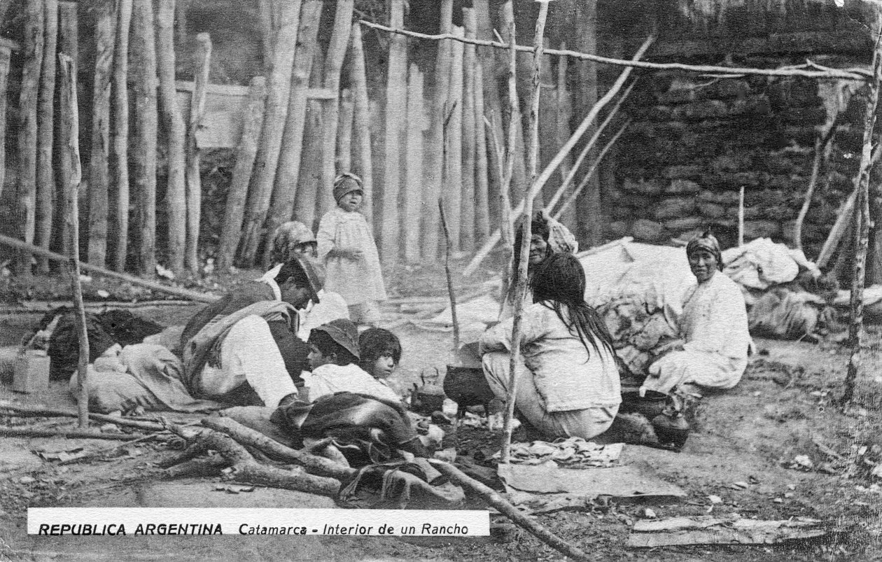 A Family at Work, Catamarca, Argentina, Early 20th Century by Unbekannt