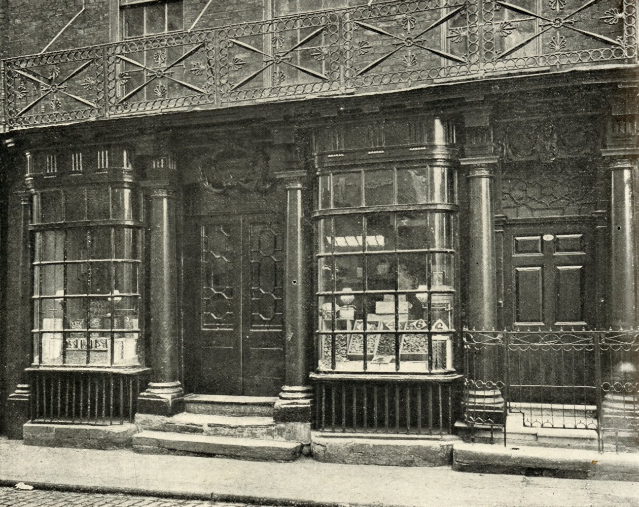 A Fine Shop in Artillery Row, Houndsditch, London, Latter Half of the Eighteenth Century by Unbekannt