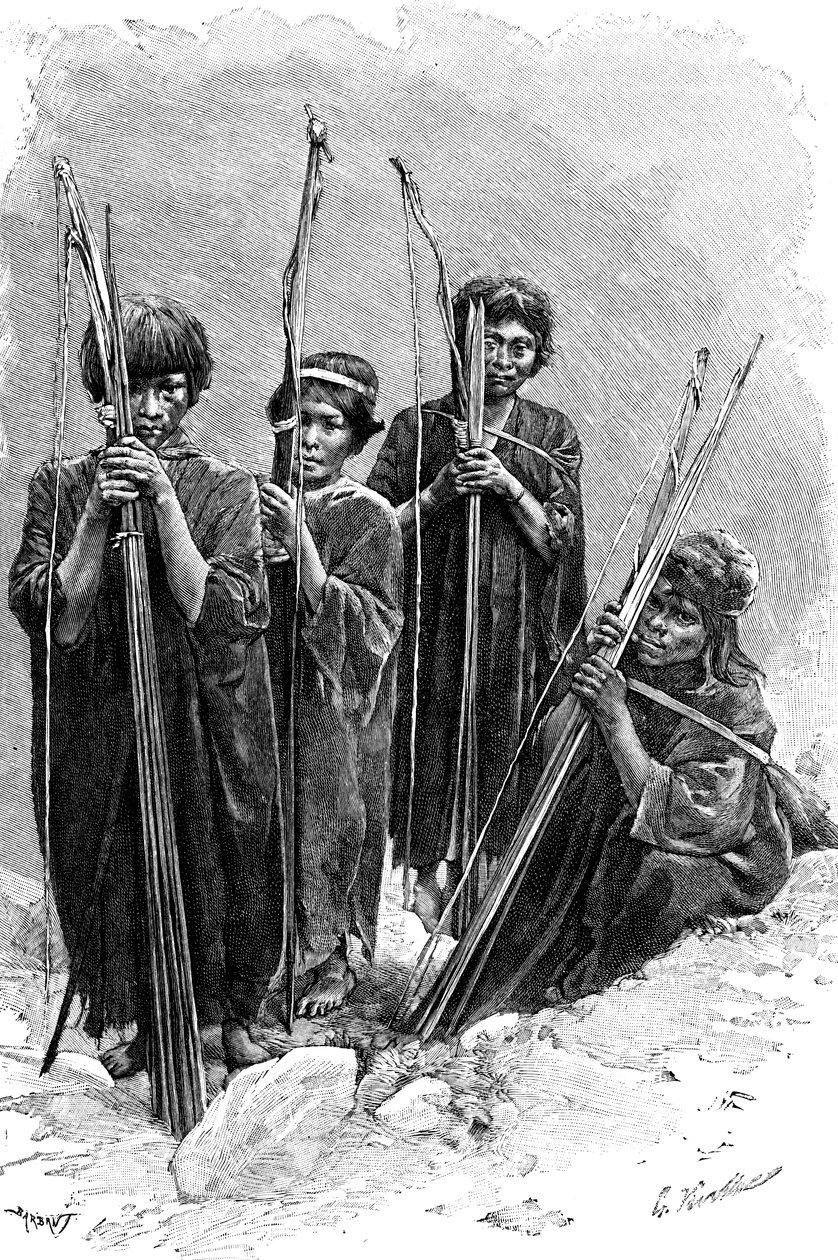A group of Antis Ashaninkas, Peru, 1895 by Unbekannt