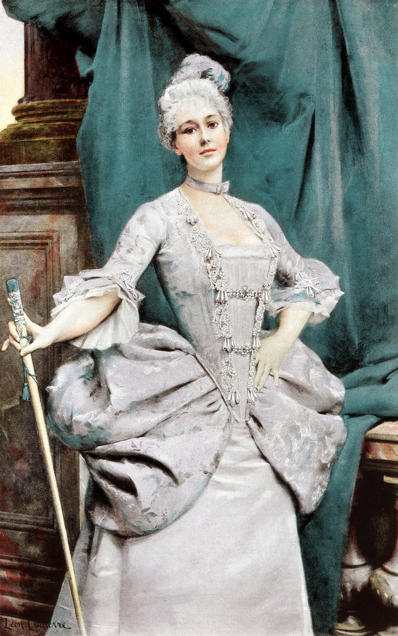 A Lady of Rank of the Time of Louis XV by Unbekannt