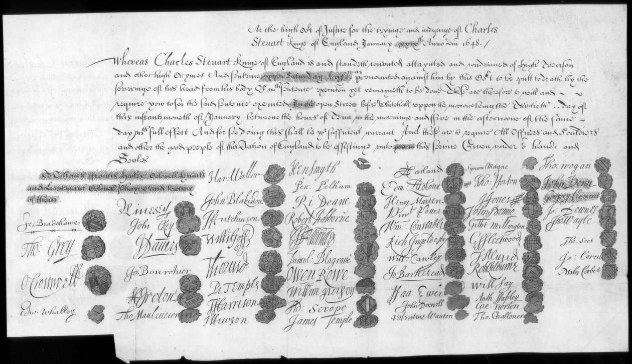 A letter relating to Charles Stuart, Bonnie Prince Charlie, 18th century by Unbekannt