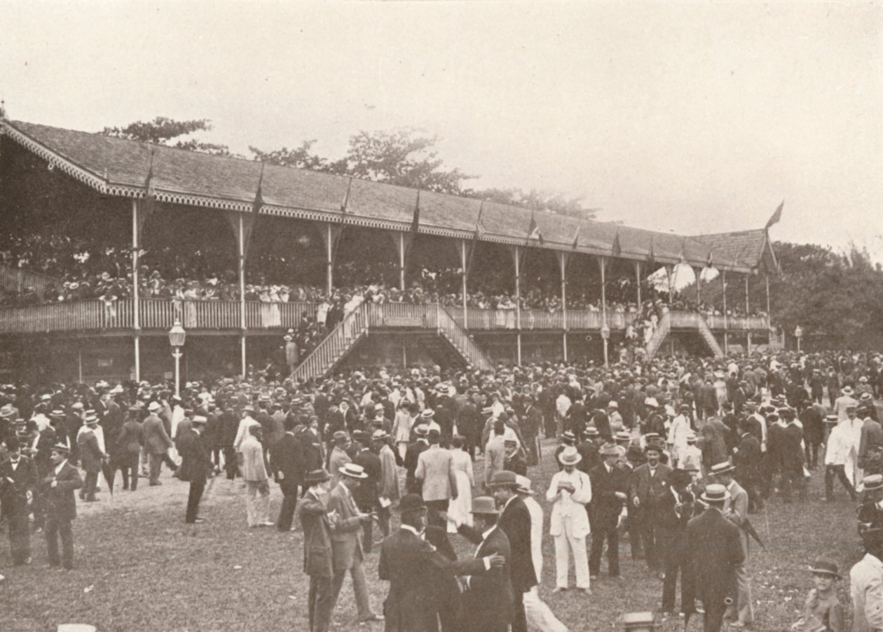 A portion of the Derby Club Racecourse Enclosure, 1914 by Unbekannt