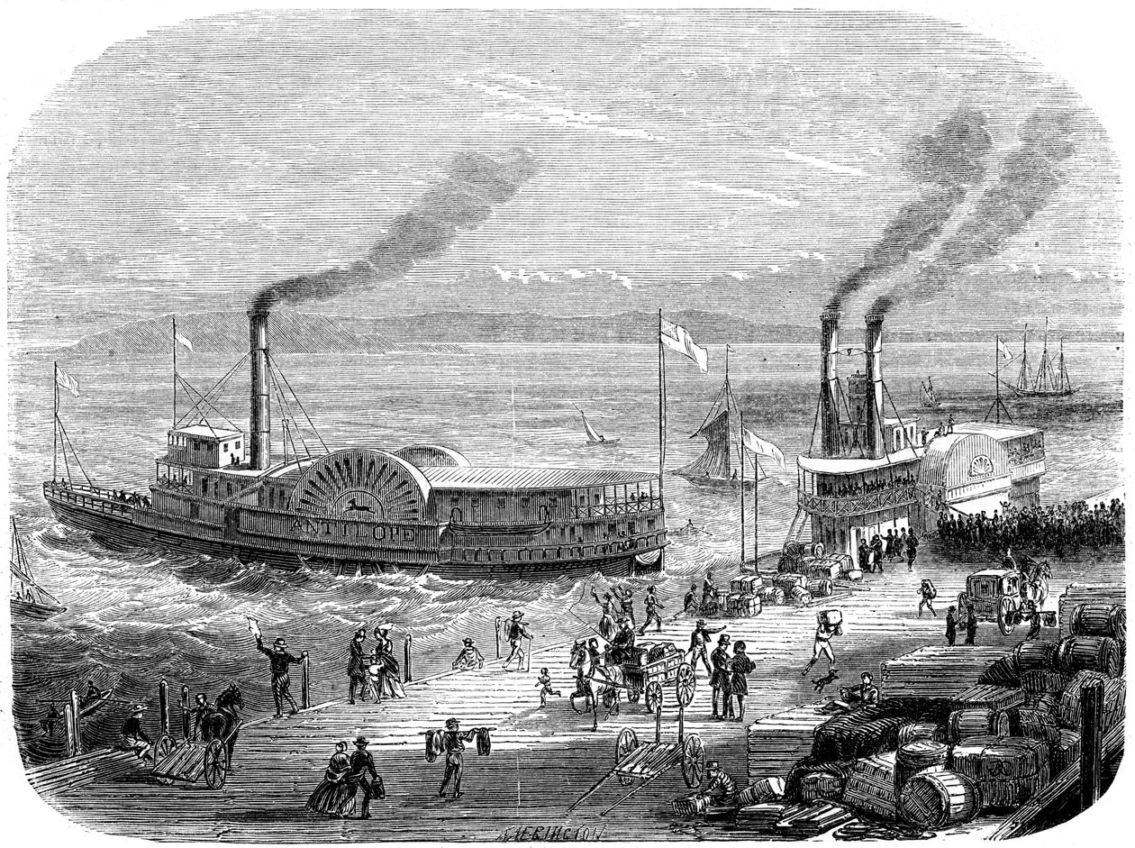 A Quay, San Francisco, California, 19th Century by Unbekannt
