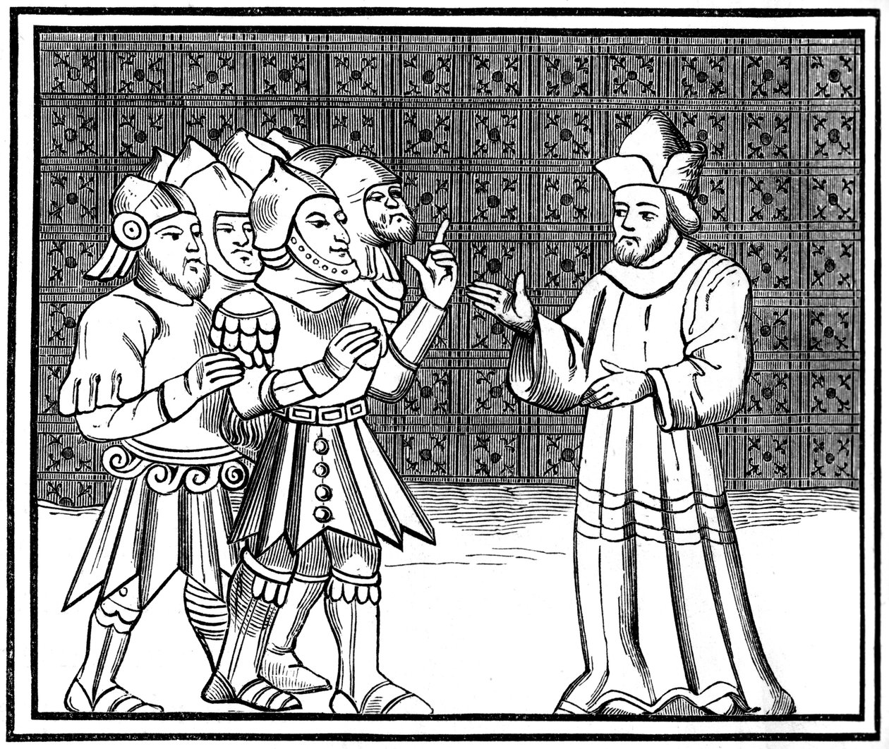 A Secret Meeting of the Jews at the Rabbi