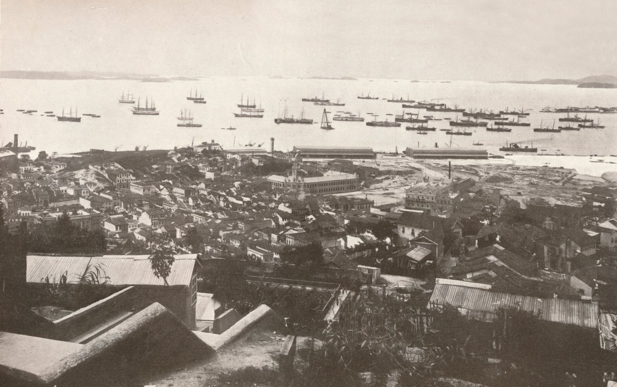 A View of the New Quays at the Time of Construction by Unbekannt
