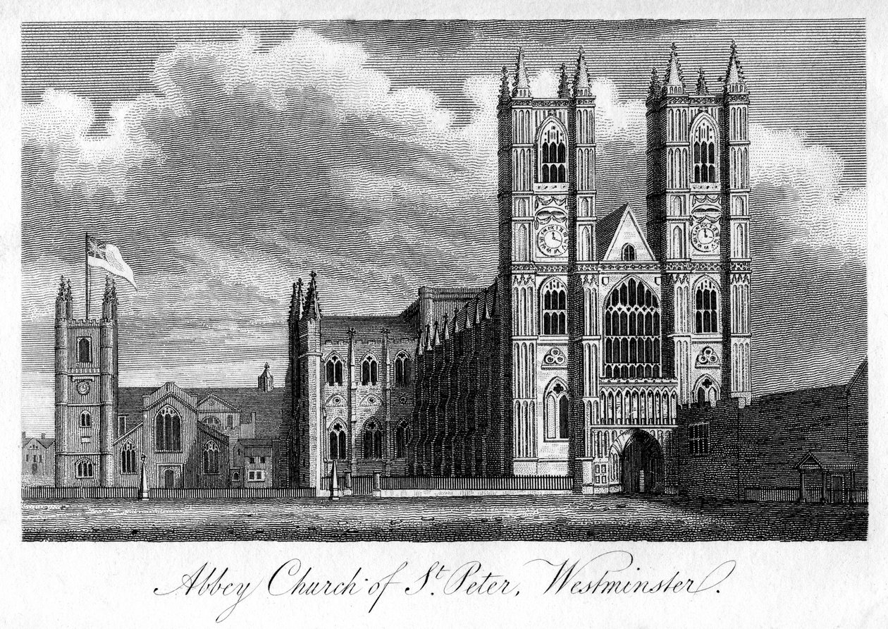 Abbey Church of St Peter, Westminster, London, 1805 by Unbekannt