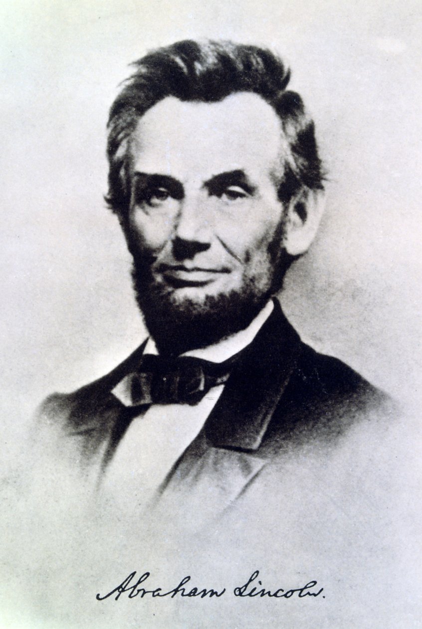 Abraham Lincoln, President of the USA, c1865 by Unbekannt