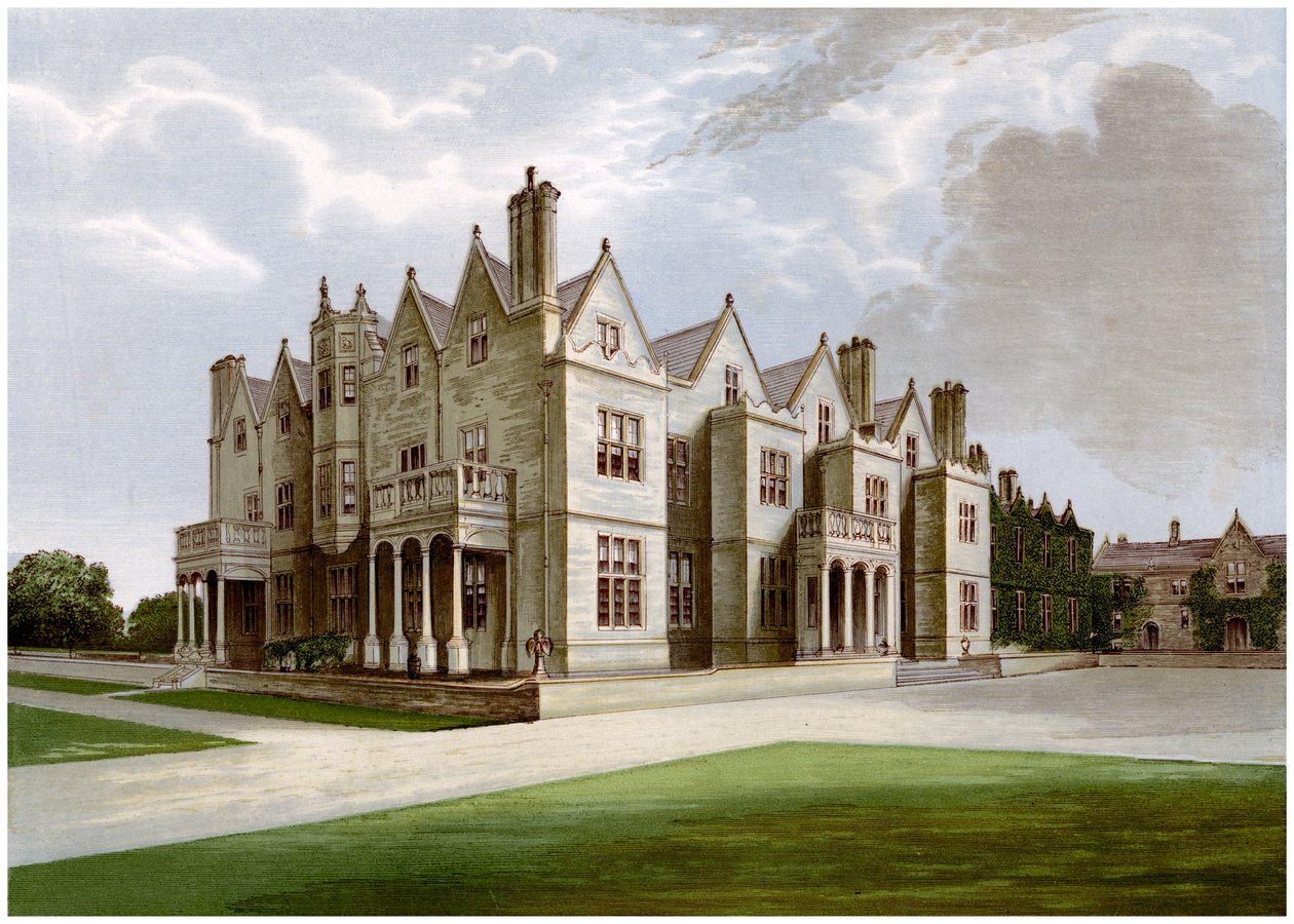 Acton Reynald Hall, Shropshire, c1880 by Unbekannt