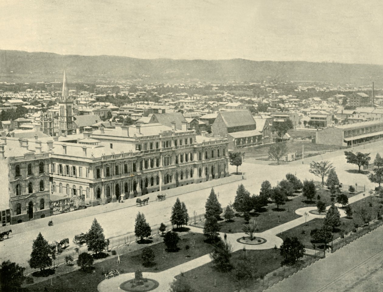 Adelaide, from the Post Office Tower by Unbekannt