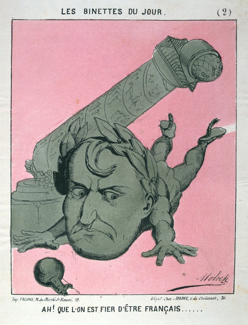 Ah! How Proud One is to be French, 1871 by Unbekannt