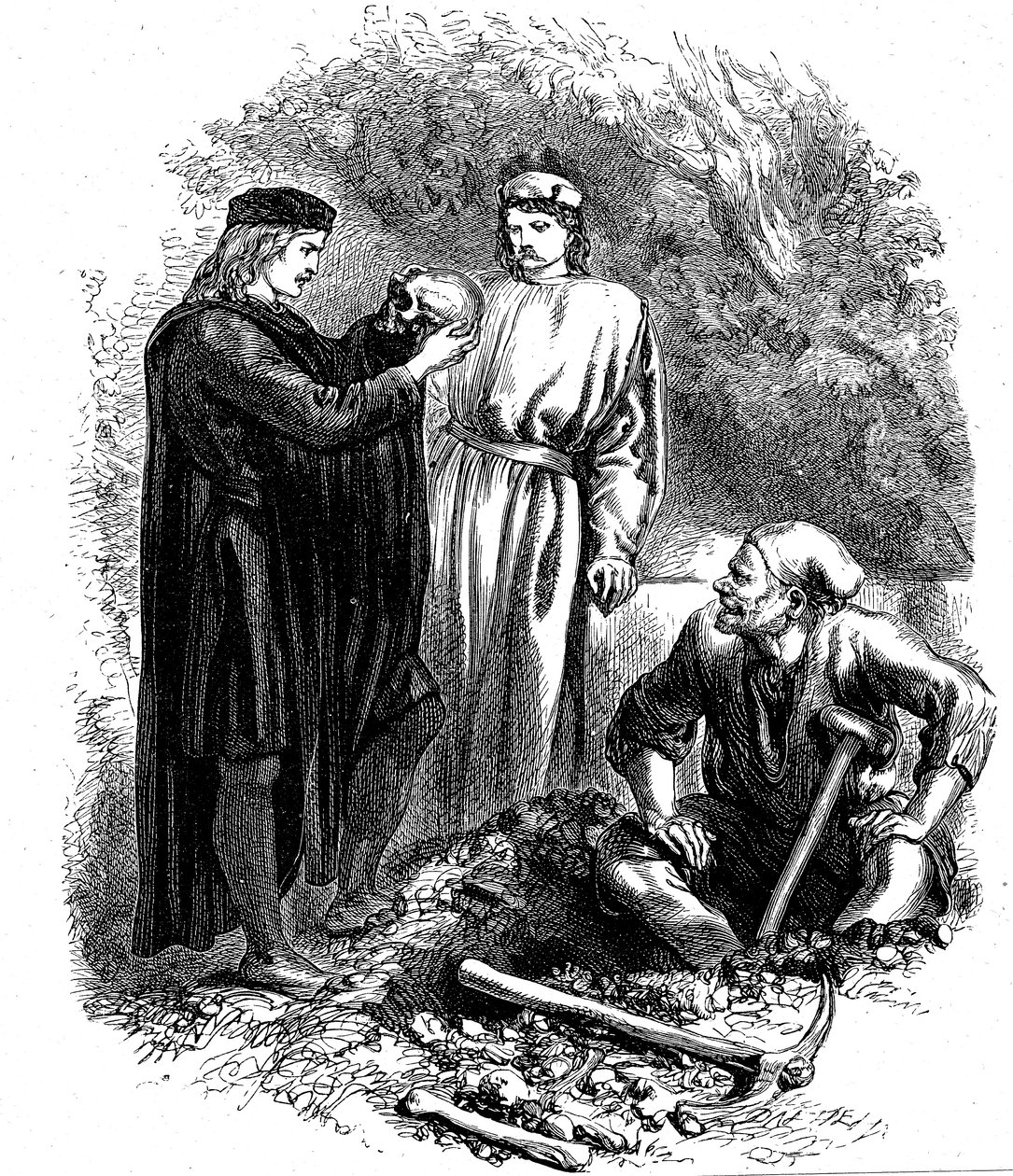Alas, Poor Yorick! I Knew Him, Horatio, c1850 by Unbekannt