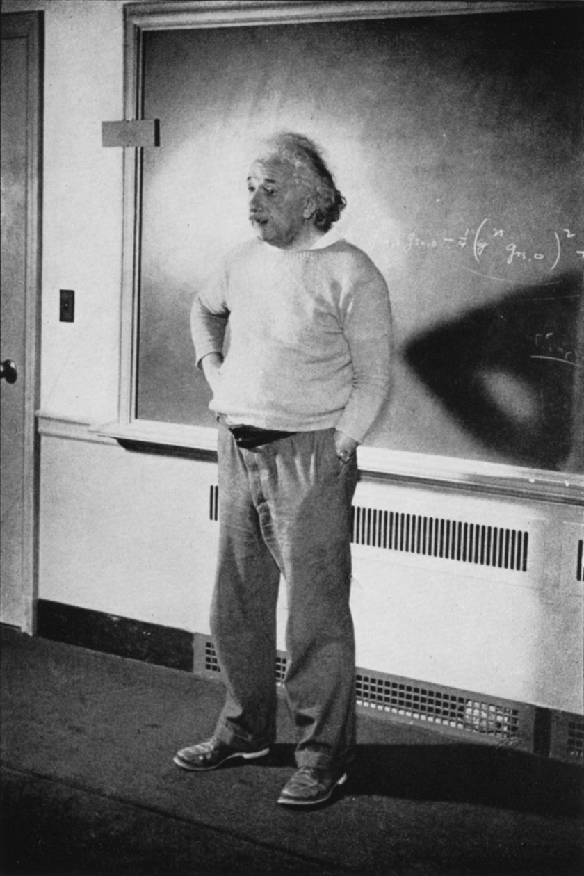Albert Einstein, German-Swiss-American Mathematician and Physicist by Unbekannt