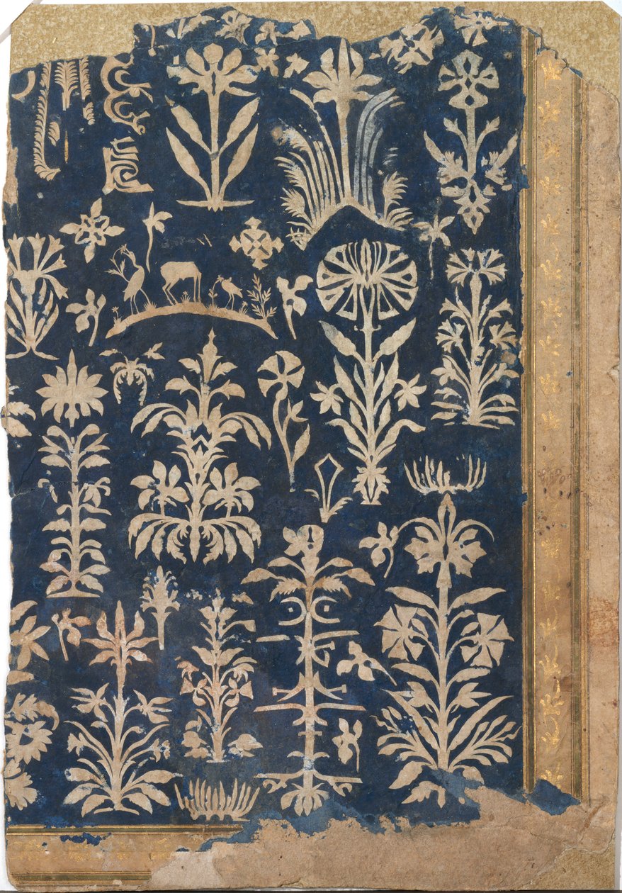 Album Page with Cut-Paper Decoration, ca. 1625-50 by Unbekannt