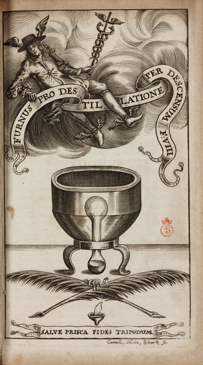 Alchemy & Early Chemistry An Alchemical Distillation Furnace by Unbekannt