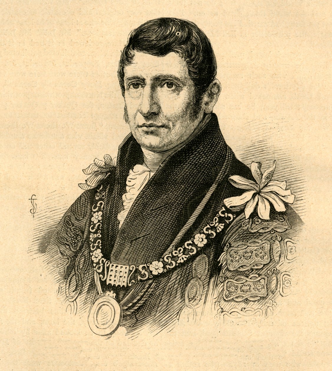 Alderman Waithman, from an Authentic Portrait by Unbekannt