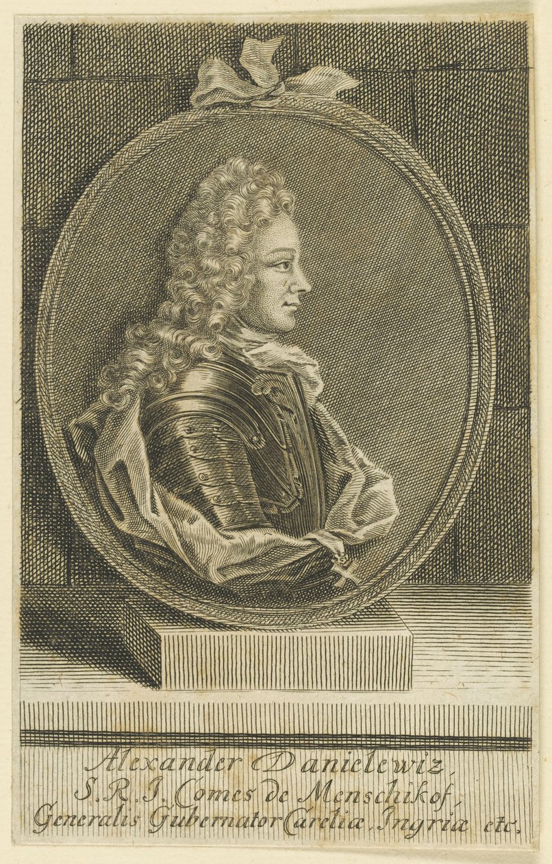Alexander Danilovich Menshikov, Generalissimo, Prince of the Holy Roman Empire by Unbekannt