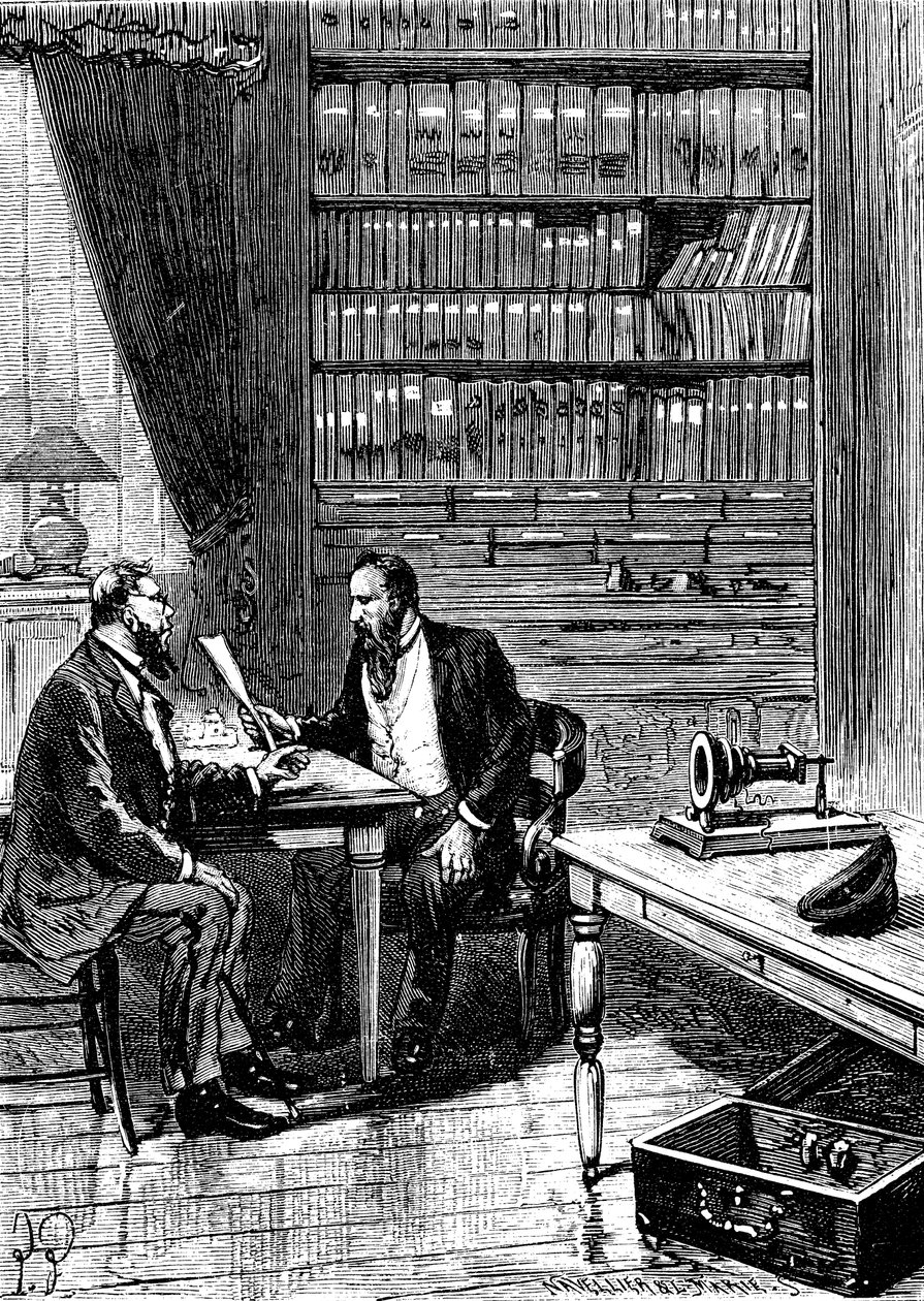 Alexander Graham Bell, Scottish-born American Inventor, 1876 by Unbekannt