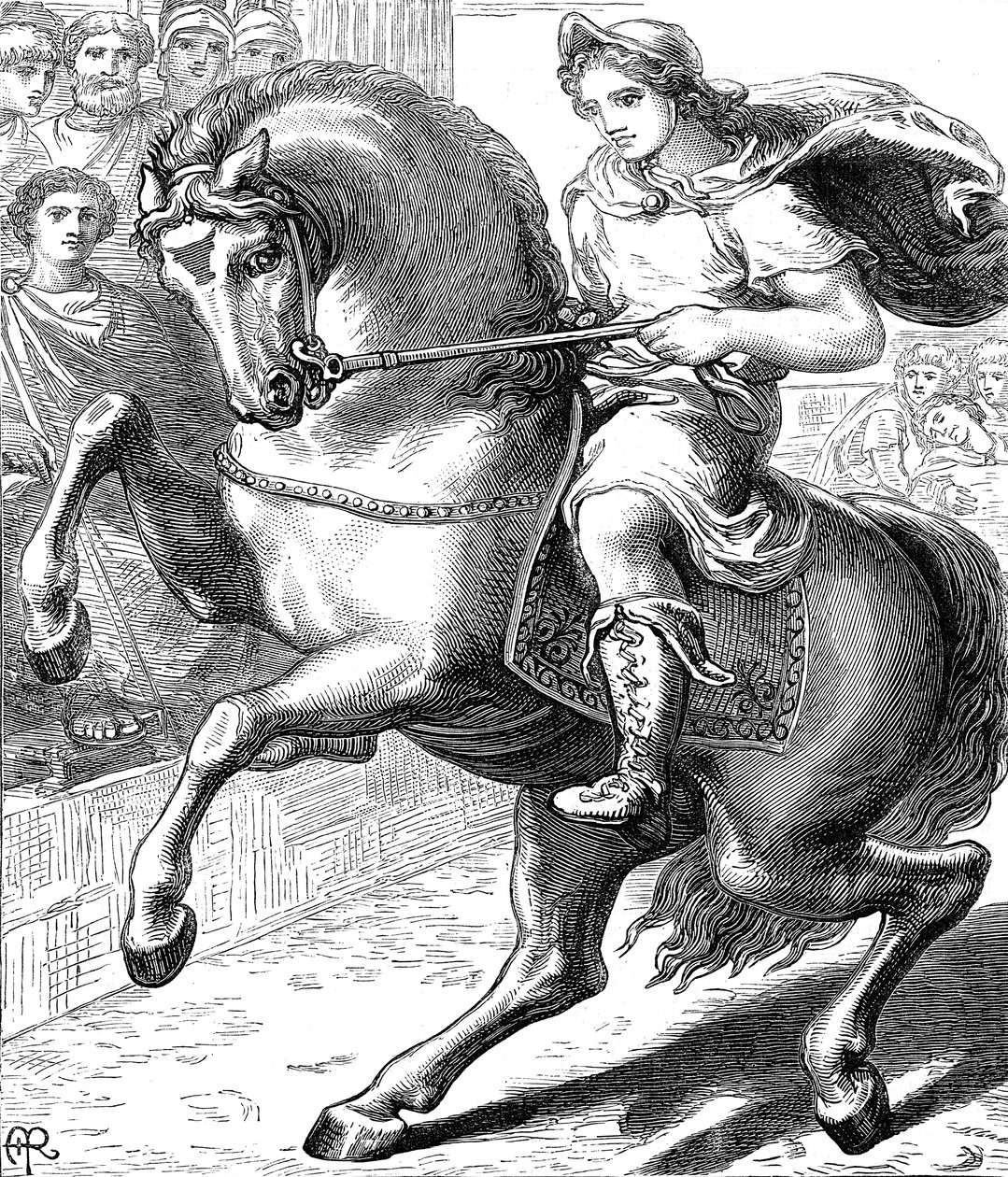Alexander the Great, 356-323 BC, c1873 by Unbekannt